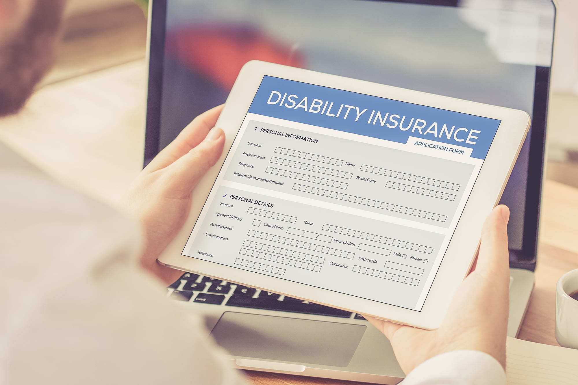 disability insurance tablet